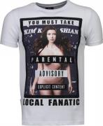 Local Fanatic Kim kardashian rhinestone t-shirt