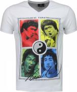 Local Fanatic Bruce lee ying yang t-shirt