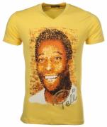 Local Fanatic T-shirt pele geel