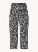 Whistles High waist wide fit culotte met print