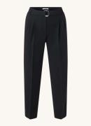 HUGO BOSS Tapia high waist tapered fit pantalon van crêpe met steekzak...