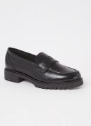 Dune London Gild loafer van leer