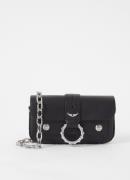 Zadig&Voltaire Kate Wallet clutch van kalfsleer met afneembare schoude...