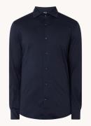 Boggi Milano Regular fit overhemd van jersey met stretch