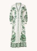 Farm Rio Forest Soul maxi blousejurk met bloemenprint