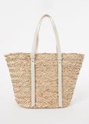 L.K.Bennett Viola shopper van raffia