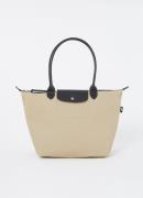 Longchamp Le Pliage Energy shopper L met leren details