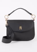 Tommy Hilfiger Chic crossbodytas van leer met afneembare schouderriem