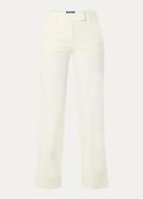 River Woods Mid waist straight fit pantalon met steekzakken