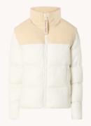 Calvin Klein Sherpa puffer jack met details van teddy