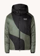 Emporio Armani Puffer jack met afneembare capuchon