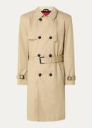 HUGO BOSS Maluks double-breasted trenchcoat met ceintuur