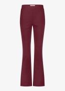 Studio Anneloes Flair mid waist flared pantalon met steekzakken