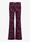 Studio Anneloes Marilon high waist flared broek met print