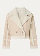 MUNTHE Sambino cropped lammy coat