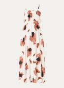 Seafolly Maxi jurk met smockwerk en bloemenprint