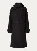 Maium Double-breasted trenchcoat met afneembare capuchon