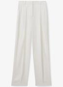 Reiss Lydia high waist wide fit pantalon met plooidetail