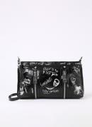 Zadig&Voltaire Sunny Moody crossbodytas van leer met print