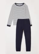 Petit Bateau Pyjamaset met streepprint en logo