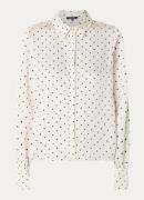 NIKKIE Holy blouse met stippenprint