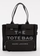 Marc Jacobs The Large Tote schoudertas van canvas met leren details