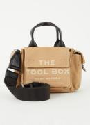 Marc Jacobs The Tool Box crossbodytas van canvas met leren details