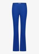 Studio Anneloes Flair mid waist flared fit pantalon met steekzakken