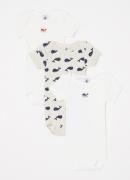 Petit Bateau Romper met print in 3-pack