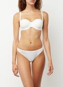 Marie Jo Tom strapless bh met broderie applicatie