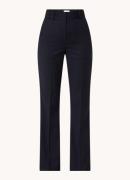 Reiss Haisley high waist flared fit pantalon in wolblend