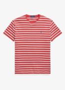 Ralph Lauren T-shirt met streepprint en logoborduring