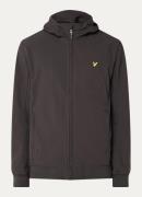 Lyle & Scott Softshell jack met capuchon en ritszakken