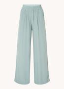 by-bar Benji high waist wide fit pantalon met steekzakken