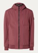 Airforce Softshell jack met logo en capuchon