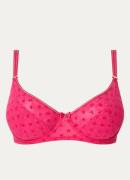 Marlies Dekkers Valentina voorgevormde plunge bh met flockprint