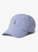 Ralph Lauren Pet met streepprint en logoborduring