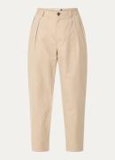 Pop Trading Company Straight fit pantalon met steekzakken