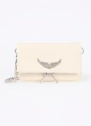 Zadig&Voltaire Rock Nano Swing clutch van leer