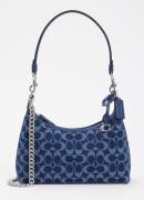 Coach Juliet 25 schoudertas van denim met logoprint