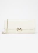 L.K.Bennett Daisy Long clutch van leer met afneembare schouderriem