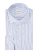 Profuomo Strijkvrij slim fit overhemd met streepprint