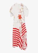 Reiss Alicia maxi jurk met print en strikceintuur