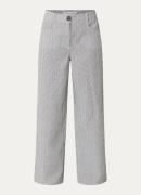 Copenhagen Muse Chemily high waist straight fit broek met streepprint