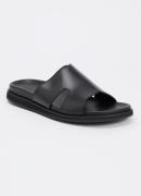 Dune London Insight slipper van leer