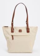 Bric's Sportina Medium schoudertas met leren details en uitneembaar et...
