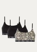 HUGO Bralette met logoband in 2-pack