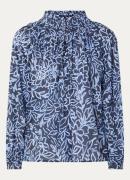 French Connection Anna semi-transparante blouse met bloemenprint