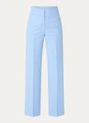 HUGO Himia high waist wide fit pantalon met steekzakken