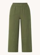 Whistles High waist loose fit culotte van linnen met steekzakken